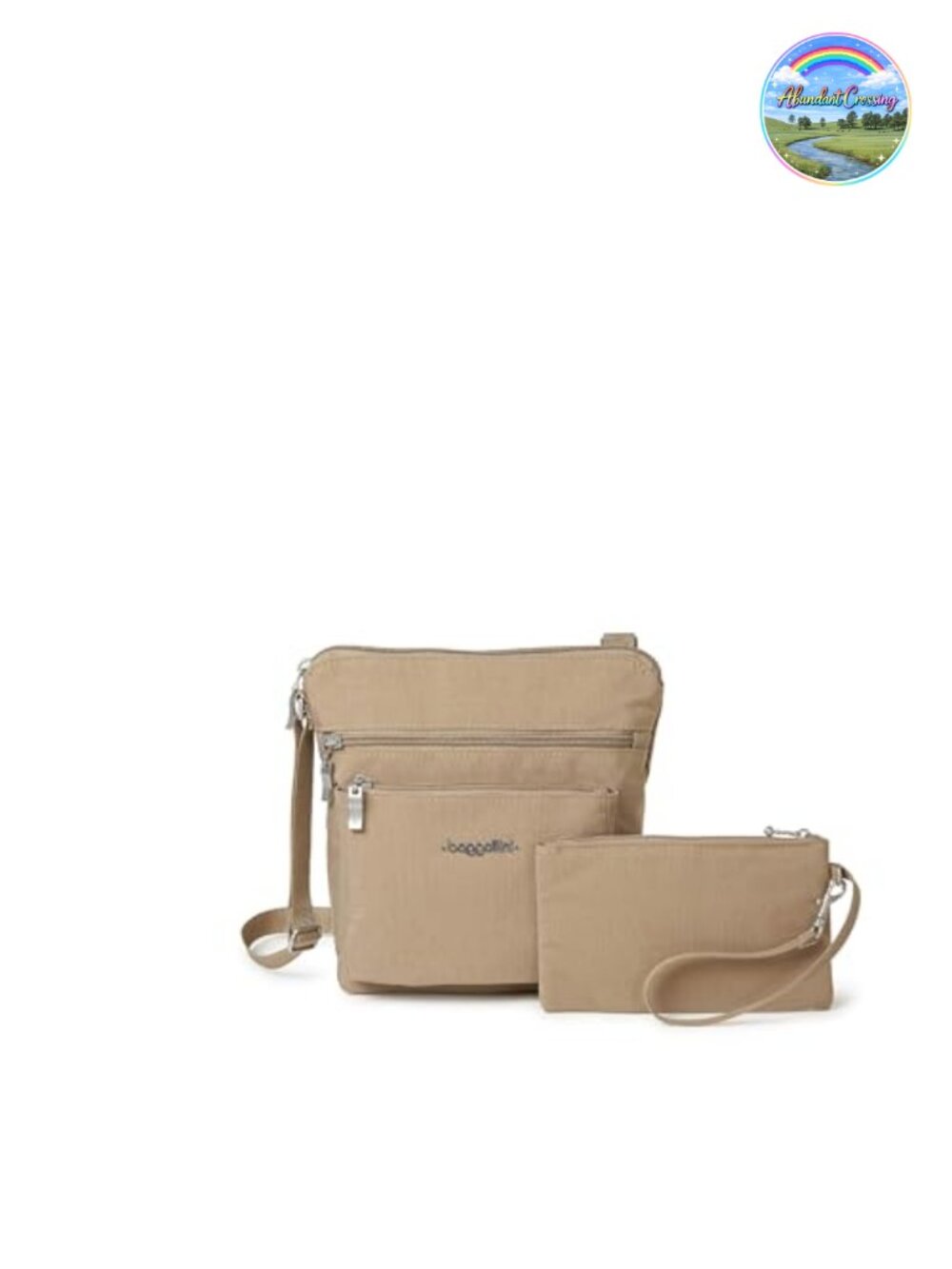 Water-Resistant Nylon RFID Crossbody Bag Small Lightweight Travel Purse